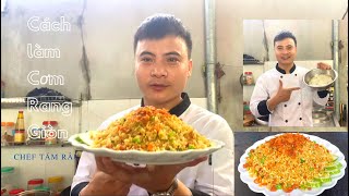 Cách làm Cơm Rang Giòn | Hướng dẫn Cơm Rang Giòn | Tám Râu