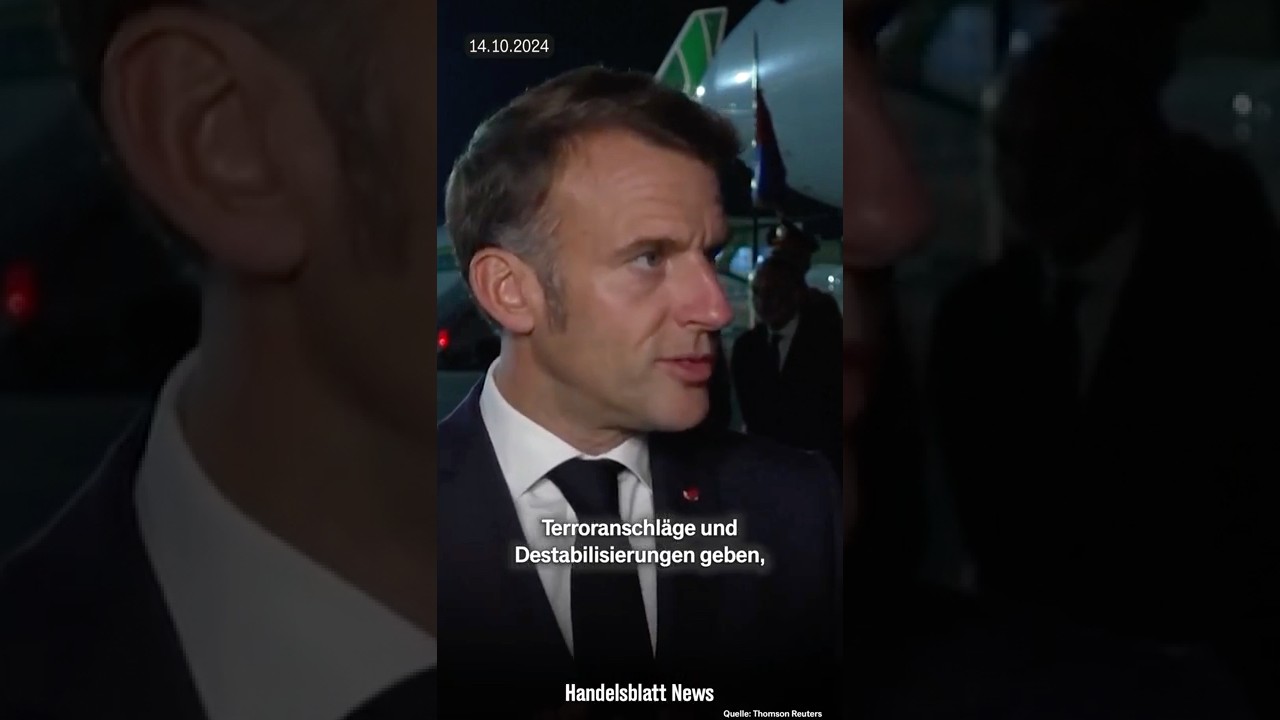 Trumps Gaza-Friedensplan: Macron warnt vor anhaltender Bedrohung durch die Hamas