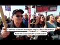 Relatives of hostages begin march from Gaza to Jerusalem | REUTERS  - 01:04 min - News - Video