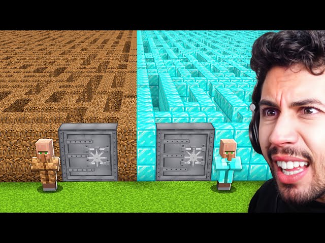 اكتشفنا اغرب متاهات سرية للقرويين في قرية ماين كرافت !!؟