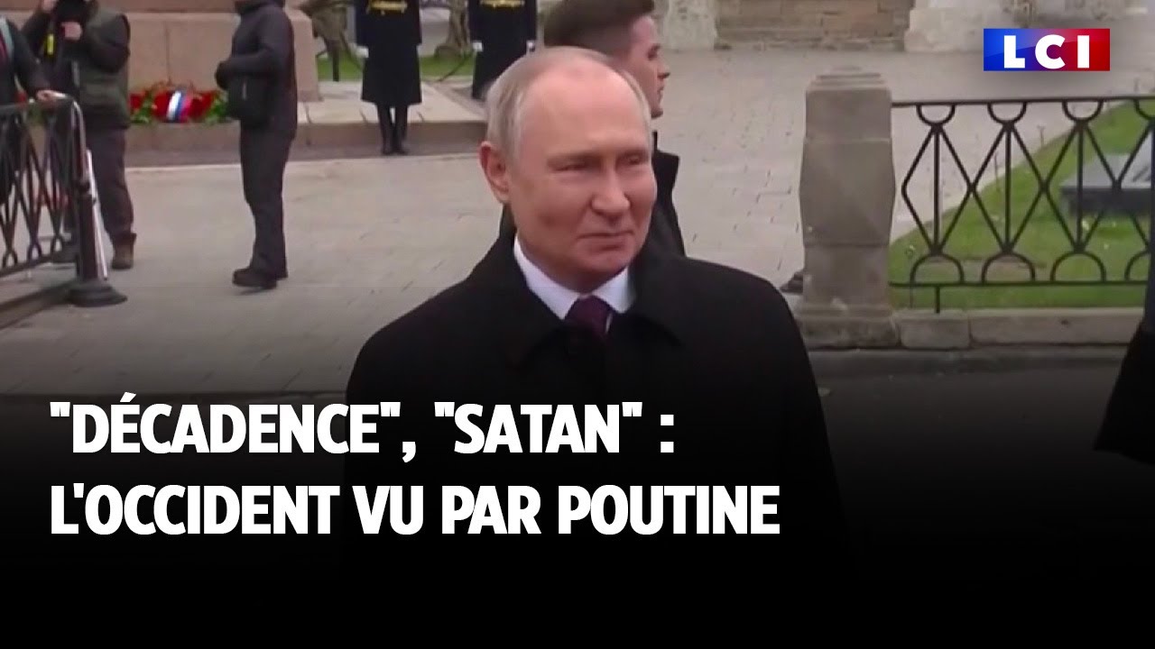 "Décadence", "Satan" : l'Occident vu par Poutine