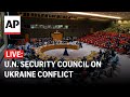 LIVE: U.N. Security Council discusses the Ukraine conflict and Russia elections