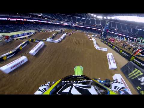  GoPro HD: Ryan Villopoto Practice Lap 2013 Monster Energy Supercross Phoenix