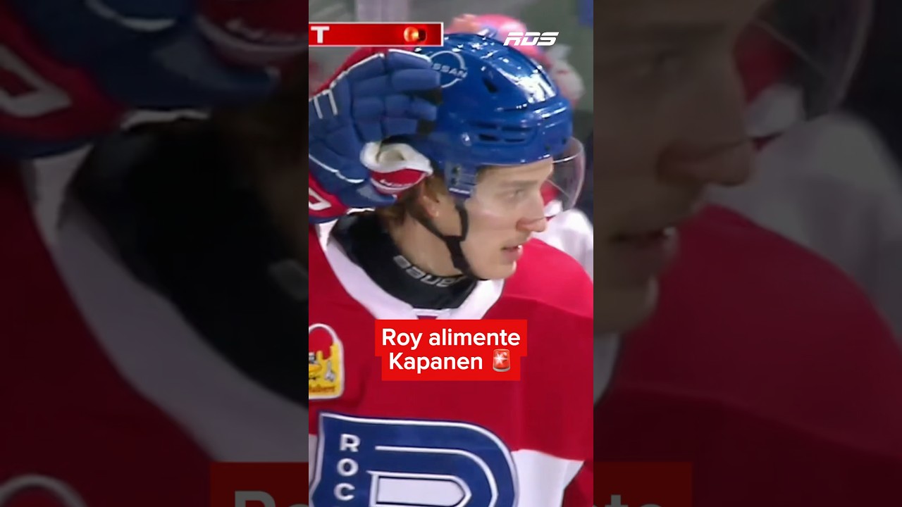 Oliver Kapanen accepte la magnifique passe de Joshua Roy et marque! 🚨#GoRocket