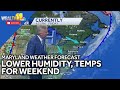 Baltimore heads into weekend with lower humidity, temps