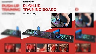 Pratinjau video produk TaffSPORT Push-up Training Board Counter Display with Pull Ropes - A602