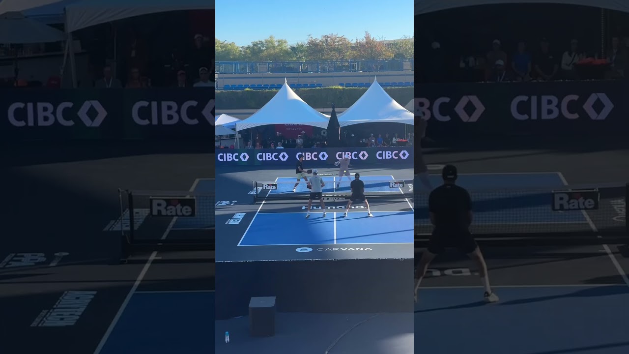 The GOAT of pickleball takes over this point in dominant fashion 🔥