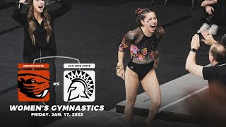 Oregon State vs. San Jose State | Women's Gymnastics | Friday, Jan. 17, 2025 | On-Demand