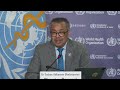 LIVE: WHO Director-General Tedros briefing on global health issues  - 57:40 min - News - Video