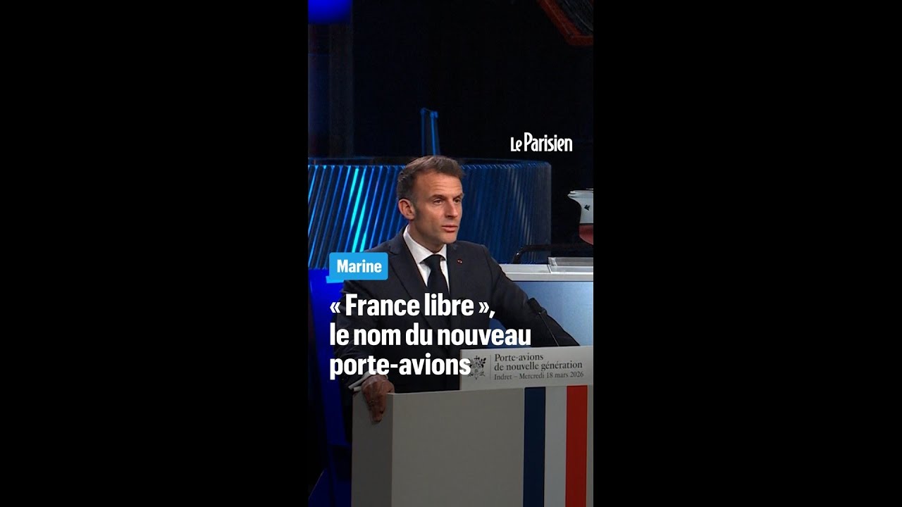 Emmanuel Macron dévoile le nom du nouveau porte-avions : le « France libre »