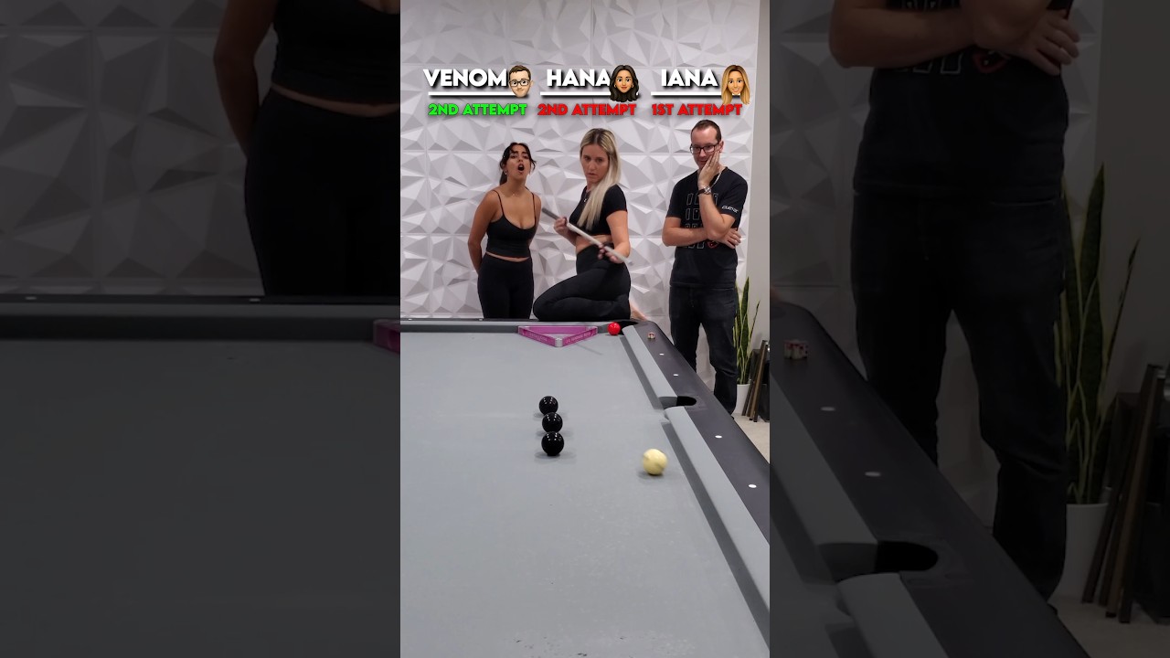 POOL BATTLE WITH @HanaXAlii & Iana 😍🎱❌✅