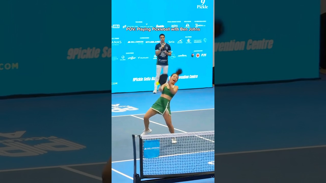 Playing against the pickleball GOAT 🐐