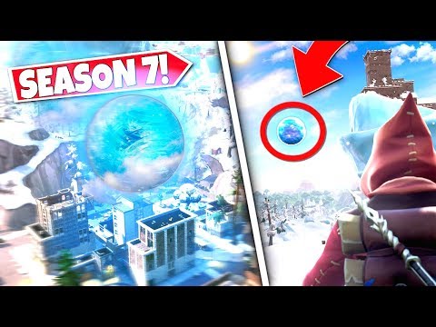 *NEW* FLOATING ICE BALL HAS STARTED *MOVING* ACROSS THE FORTNITE MAP! SEASON 7 UPDATE!: BR