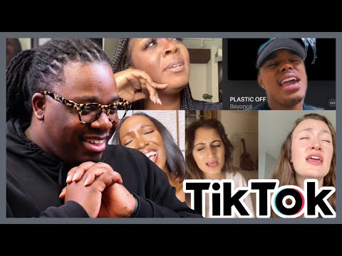 PLASTIC OFF THE SOFA CHALLENGE (Beyoncé) from TikTok / Voice Teacher Analyzes