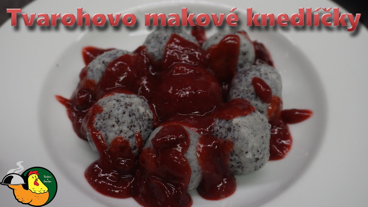 Tvarohovo makové knedlíčky