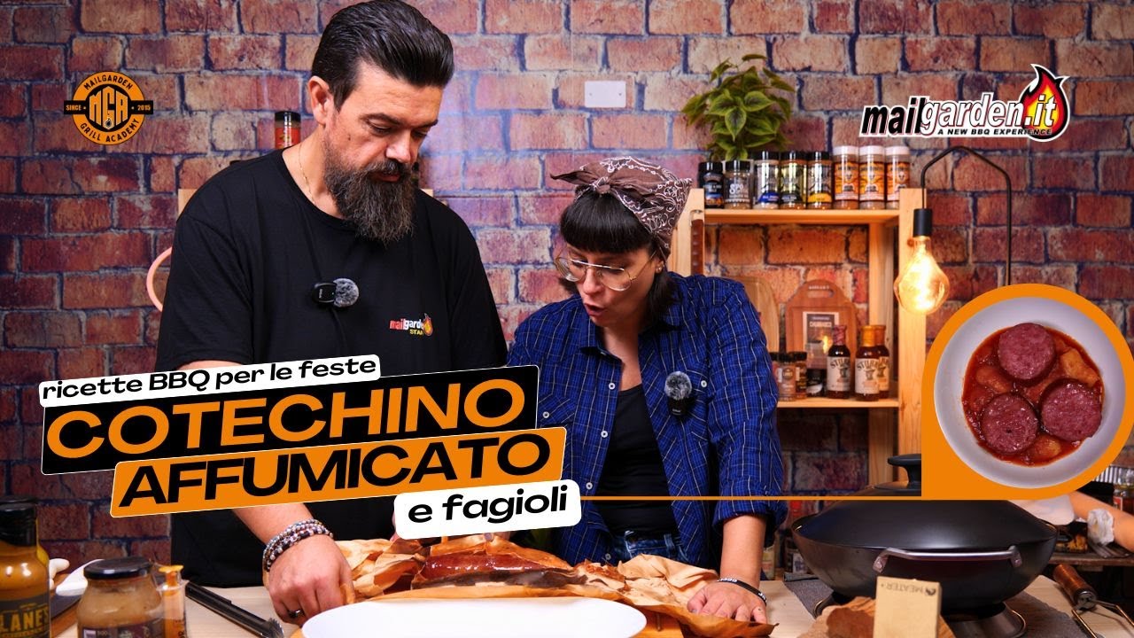 Nuova video ricetta: cotechino affumicato al barbecue