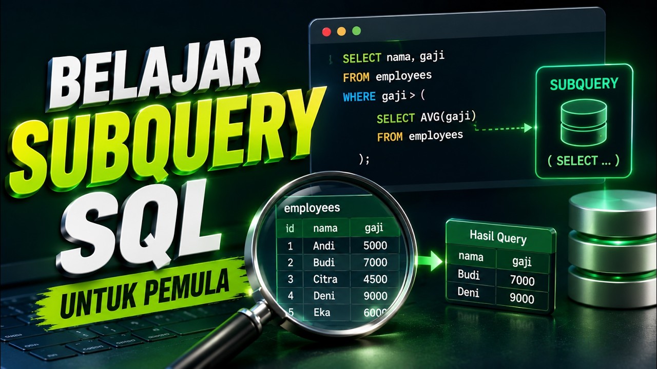Belajar Subquery SQL untuk Pemula
