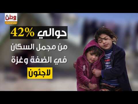 اغلب الفلسطينيين لاجئون.. تعرّف عليهم في أرقام