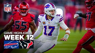 Buffalo Bills vs Houston Texans Game Highlight | 2025 NFL Season Week 12