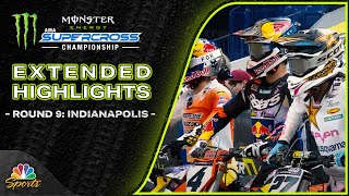 Supercross 2025 - Round 9, Indianapolis | EXTENDED HIGHLIGHTS | 3/8/25 | Motorsports on NBC