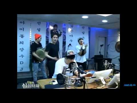 140703 Suju Kyuhyun, Eunhyuk dance and sing