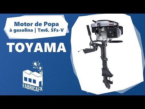 Motor de Popa à Gasolina 6,5HP 4 Tempos TM6.5FS-V Toyama - Vídeo explicativo