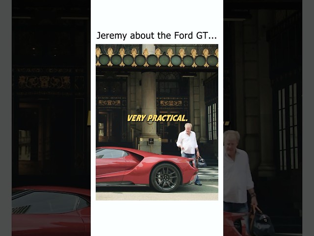 Jeremy about the Ford GT…🏎️😏