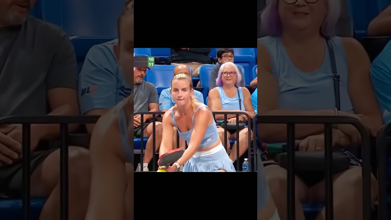 The most optimal way to end a pickleball point. ⚡️