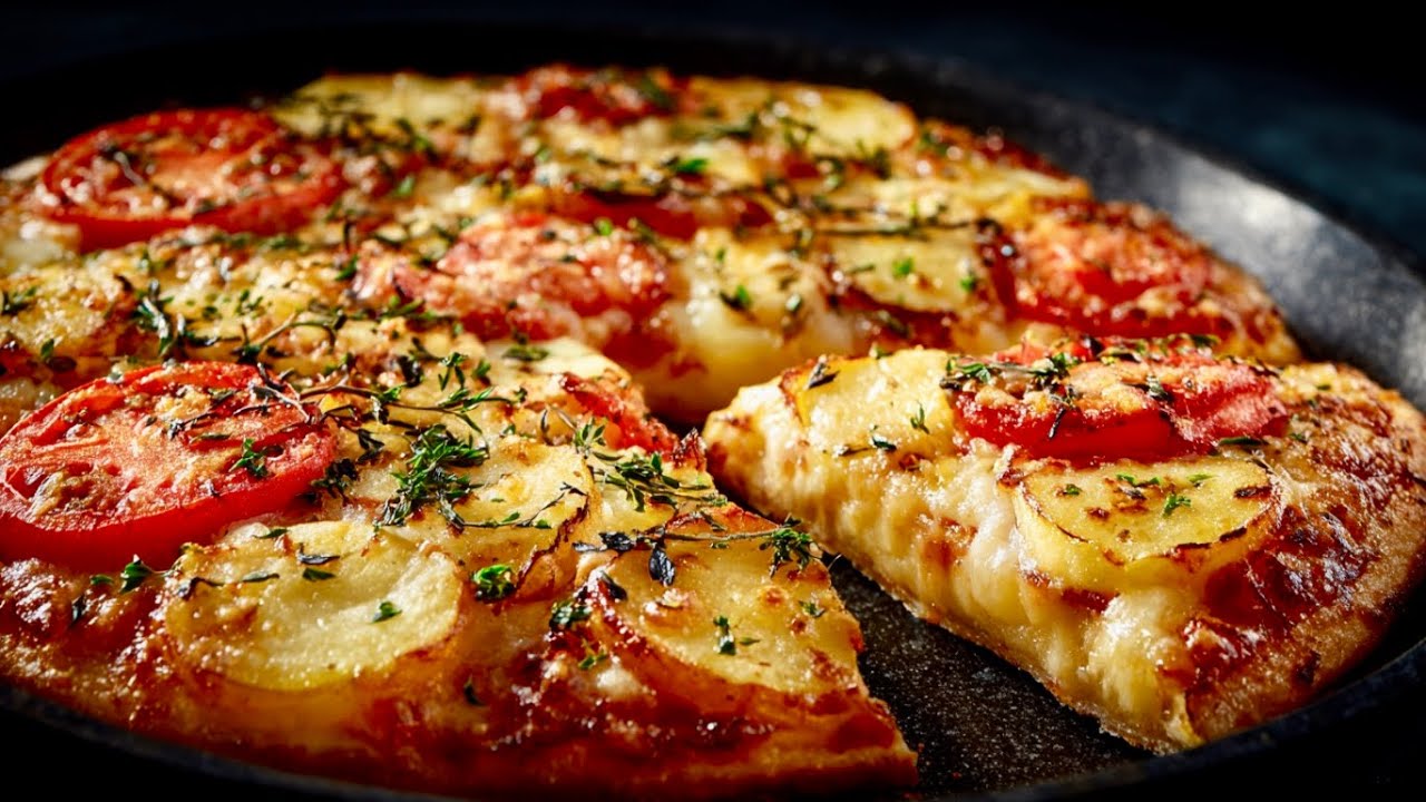 Just grate potatoes — easy potato dinner better than pizza