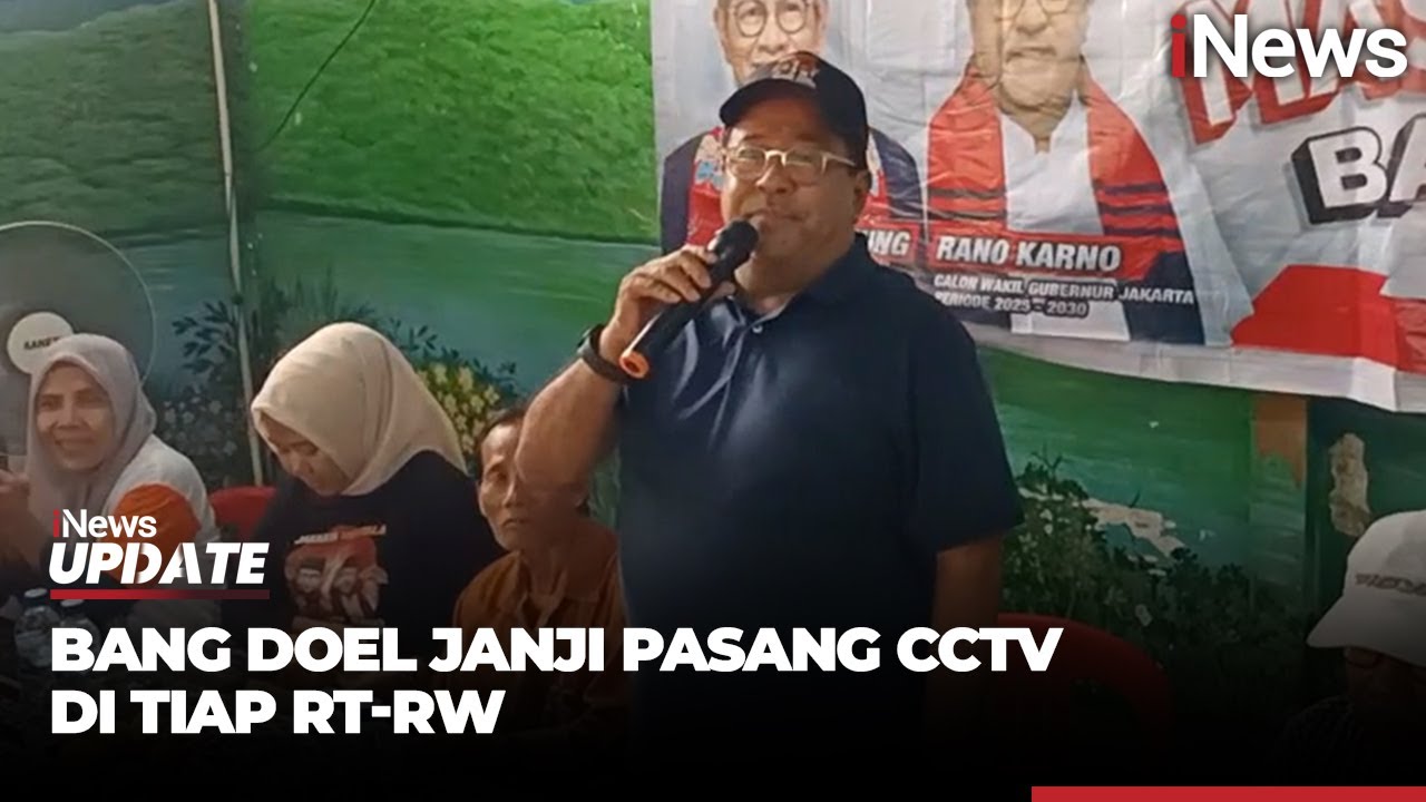 Rano Karno Janji Sediakan CCTV Tiap RT-RW di Jakarta Untuk Cegah Tawuran hingga Begal