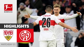 Stuttgart Keep Full Control | VfB Stuttgart — 1. FSV Mainz 05 | Highlights | MD 21 Bundesliga 23/24