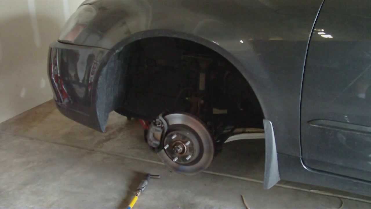 Change brake pads rotors nissan altima #8