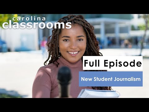 screenshot of youtube video titled New Student Journalism | Carolina Classrooms