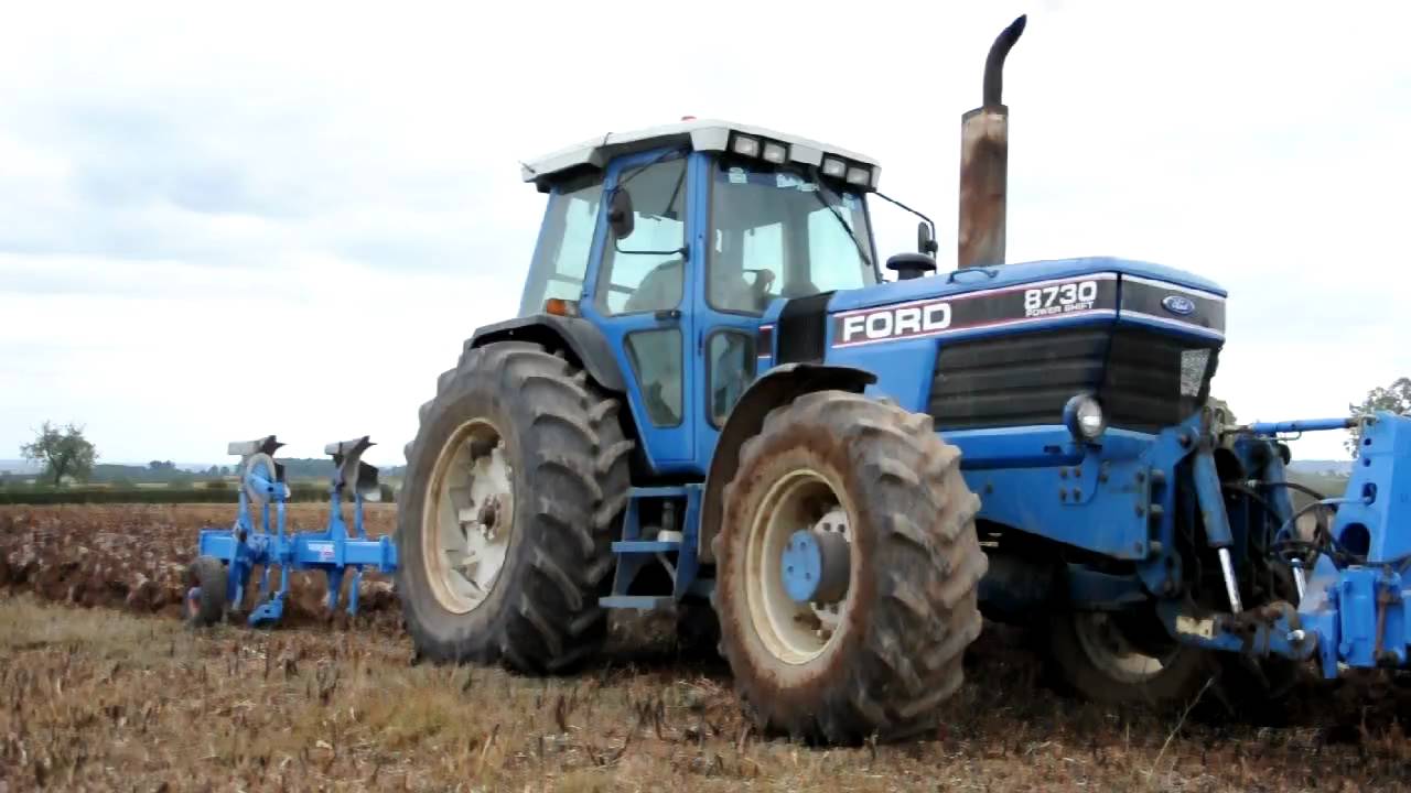 Ford 8730 ploughing #7