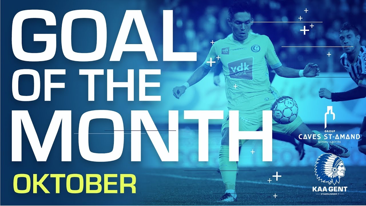 Wie scoorde in oktober de Goal of the Month?