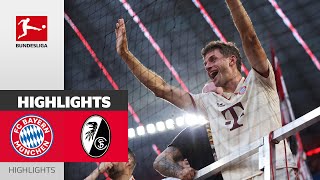 Müller Scores In His Record Game! | FC Bayern München — SC Freiburg 2-0 | MD 2 – Highlights 2024/25