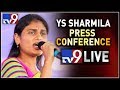 YS Sharmila Press Conference LIVE