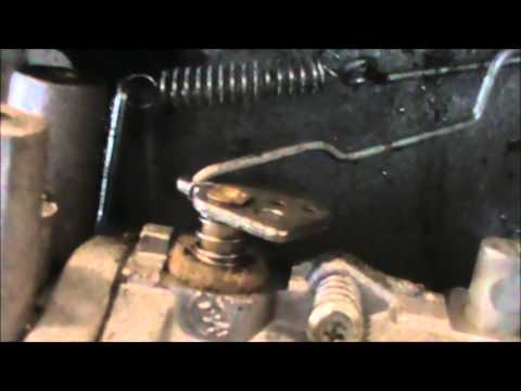 Craftsman Tecumseh Governor Linkage Spring Locations - YouTube fuel filter lawn boy snowblower 