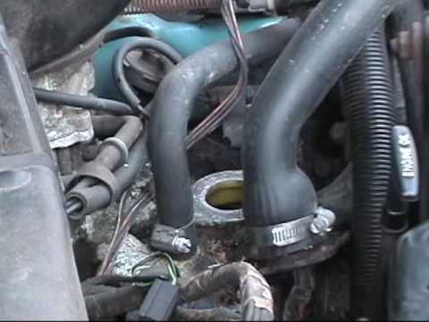 Changing a thermostat in my Dakota - YouTube oil pump diagram for 99 dodge ram 1500 5 2 