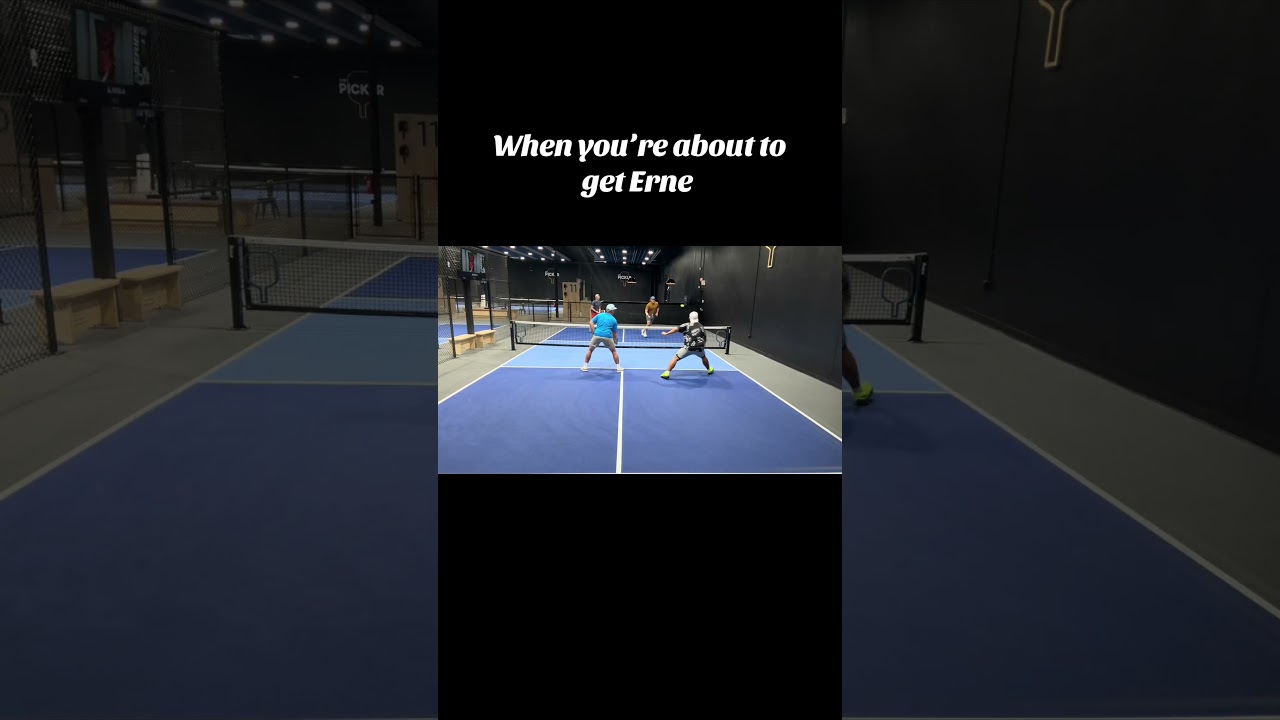 When you’re about to get Erne’d #Pickleball #PickleballHighlights #PickleballLife #Shorts #YouTube