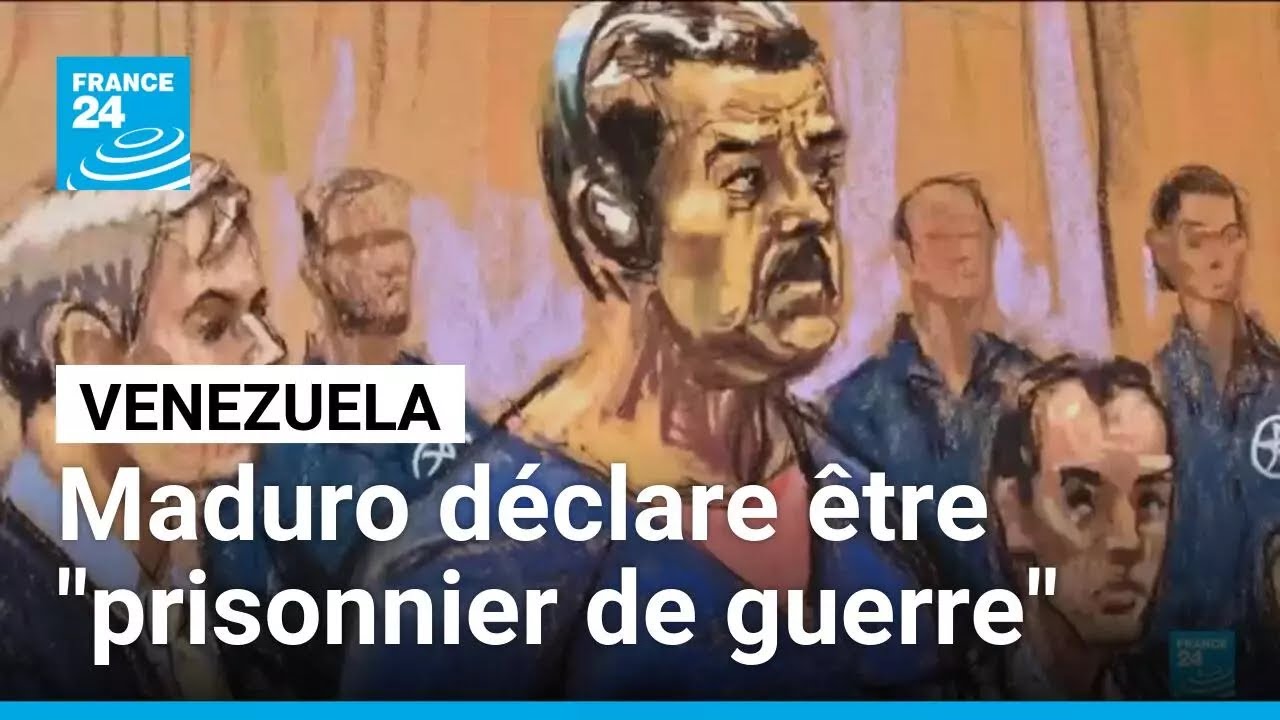 Maduro a déclaré être un "kidnappé" lors de sa comparution devant un juge à New York