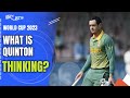 Highest Run Scorer Quinton De kock. What Is He Thinking? | World Cup 2023