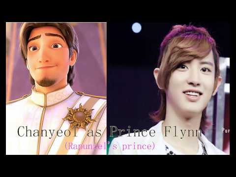 Exo as Disney Princes HD