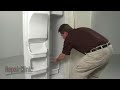 Frigidaire холодильник замена вентилятора испарителя.flv