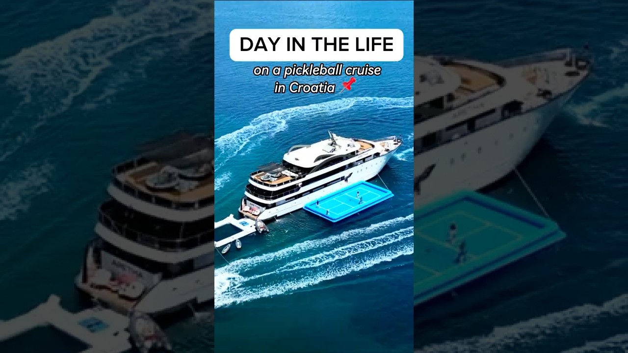 Day in the Life on a Pickleball Vacation Cruise through Croatia!