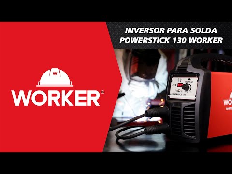 Inversora de Solda com Porta Eletrodo Powerstick 130A Biv Worker - Vídeo explicativo