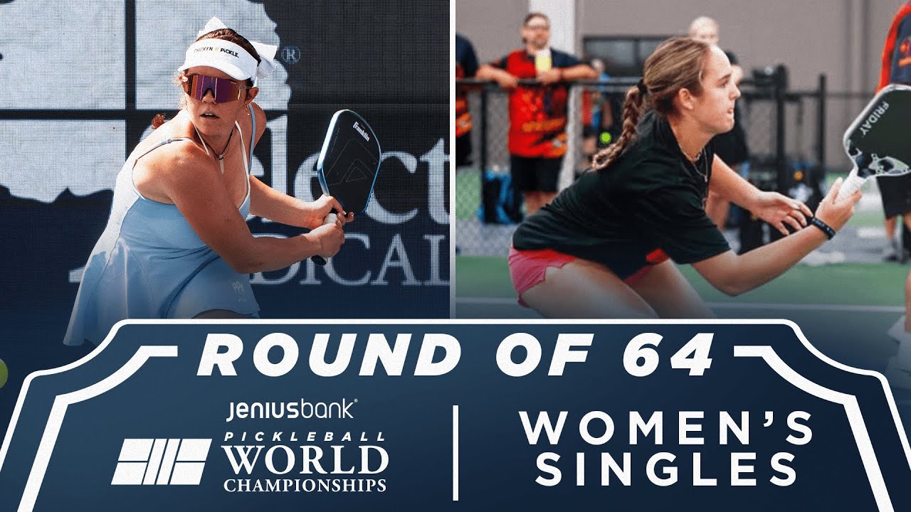 Jorja Johnson v Emma Nelson at the Jenius Bank Pickleball World Championships