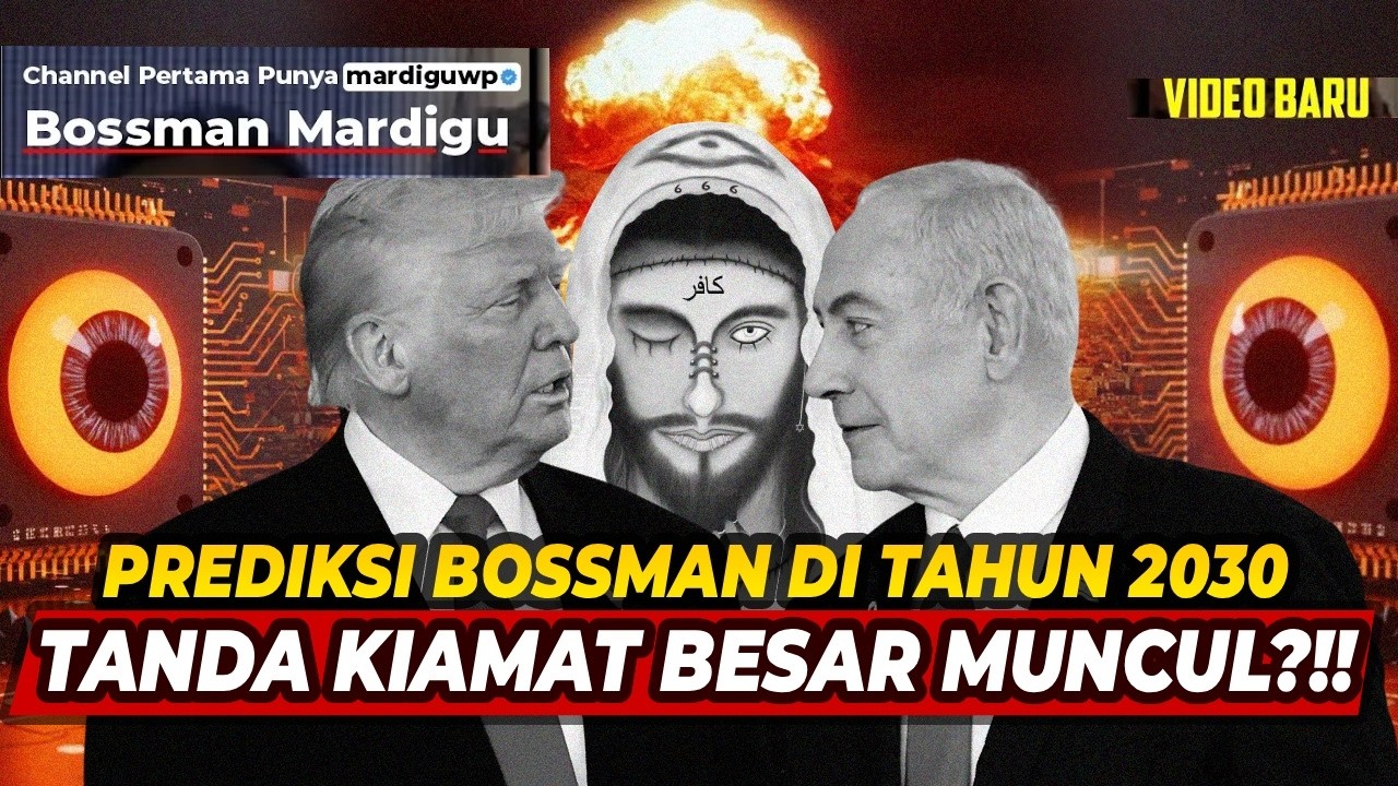 PREDIKSI MENGERIKAN BOSSMAN DI TAHUN 2030 !!! KIAMAT DIMULAI OLEH US & ISRAEL ?!! - Mardigu Wowiek