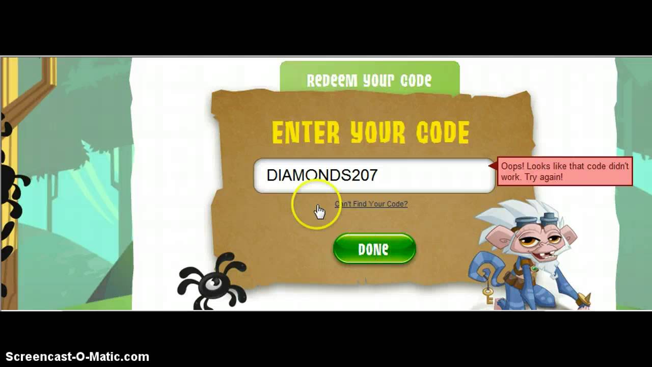 animaljam diamond codes dont work (unless u buy them) - YouTube