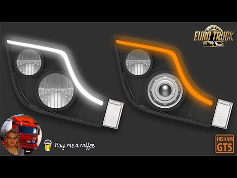 Mercedes Actros 2014 Tuning Headlights v1.0